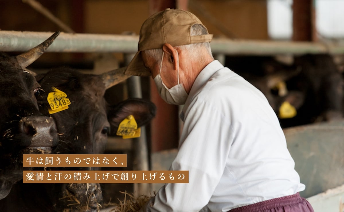 牛は飼うものではなく、 愛情と汗の積み上げで創り上げるもの